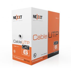 Cable en bobina cat 6 utp gris tipo lszh