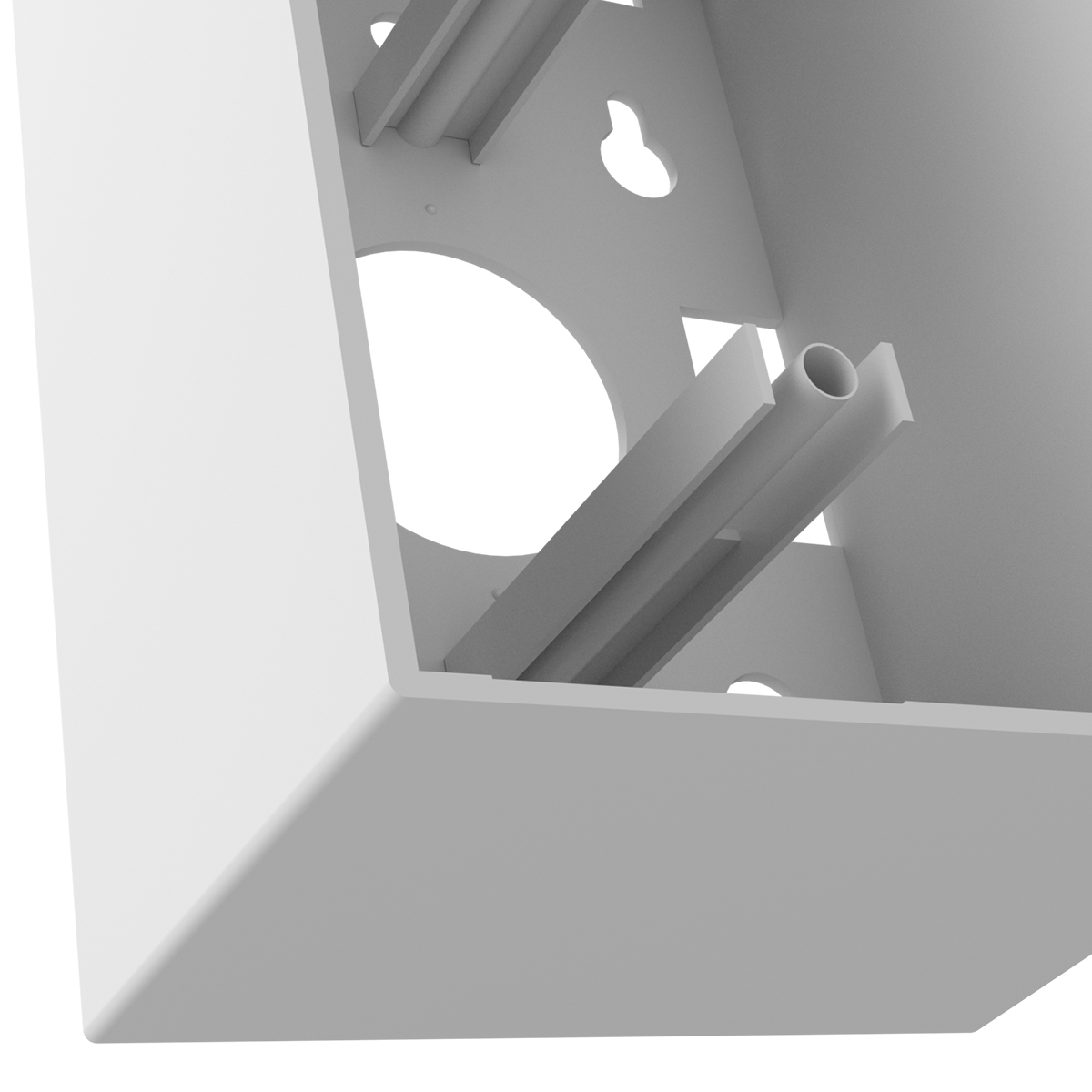 Caja para Montaje En Superficie de 4" x 2" - BLANCA - Imagen 3