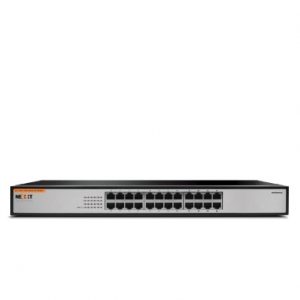 nexxt switch de 24 puertos para velocidades de 10-100 mbps