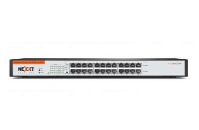 Nexxt switch de 24 puertos para velocidades de 10- 100- 1000 mbps